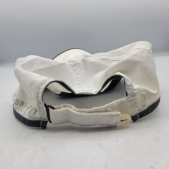 Nike Featherlight Dri Fit White Athletic Hats Adults Unisex Lightweight - Picture 3 of 6